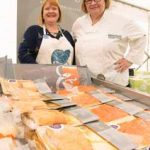 Perthshire On A Plate….05.08.16 
Celebrity chef Rosemary Shrager takes a tour of the trade stands in the Perthshire On A Plate marquee.
Picture by Graeme Hart.
Copyright Perthshire Picture Agency
Tel: 01738 623350  Mobile: 07990 594431