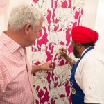 Perthshire On A Plate….06.08.16 
Celebrity chef Tony Singh at Bannerman Decorators stand
Picture by Graeme Hart.
Copyright Perthshire Picture Agency
Tel: 01738 623350  Mobile: 07990 594431