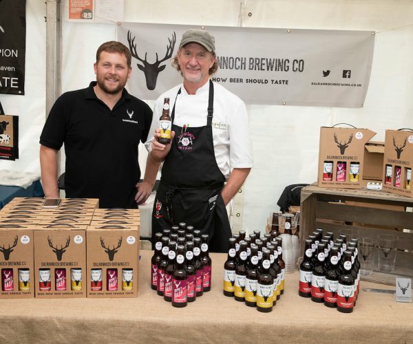 Perthshire on a Plate..03.08.18
Chef Paul Rankin with stall holders
for further info please contact Maureen Young on 07778 779888
Picture by Graeme Hart. 
Copyright Perthshire Picture Agency
Tel: 01738 623350  Mobile: 07990 594431