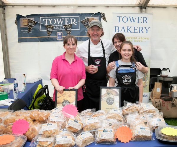 Perthshire on a Plate..03.08.18
Chef Paul Rankin with stall holders
for further info please contact Maureen Young on 07778 779888
Picture by Graeme Hart. 
Copyright Perthshire Picture Agency
Tel: 01738 623350  Mobile: 07990 594431