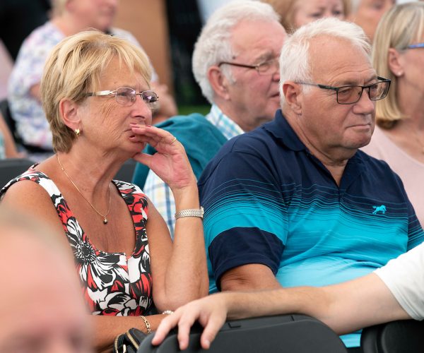 Perthshire on a Plate..03.08.18
The audience watch Chef Paul Rankin in his cookery demo
for further info please contact Maureen Young on 07778 779888
Picture by Graeme Hart. 
Copyright Perthshire Picture Agency
Tel: 01738 623350  Mobile: 07990 594431