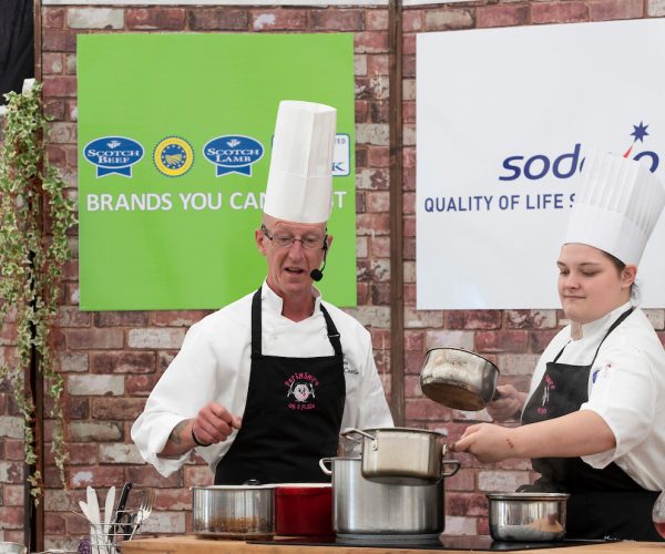 Perthshire on a Plate..04.08.18
Chef George Urquhart from Blair Castle
Picture by Graeme Hart. 
Copyright Perthshire Picture Agency
Tel: 01738 623350  Mobile: 07990 594431