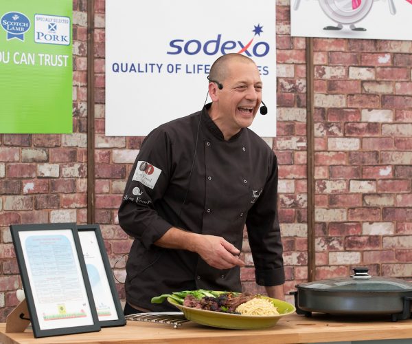 Perthshire on a Plate..04.08.18
Chef Paul Newman from Thyme at Errichel in Aberfeldy
Picture by Graeme Hart. 
Copyright Perthshire Picture Agency
Tel: 01738 623350  Mobile: 07990 594431