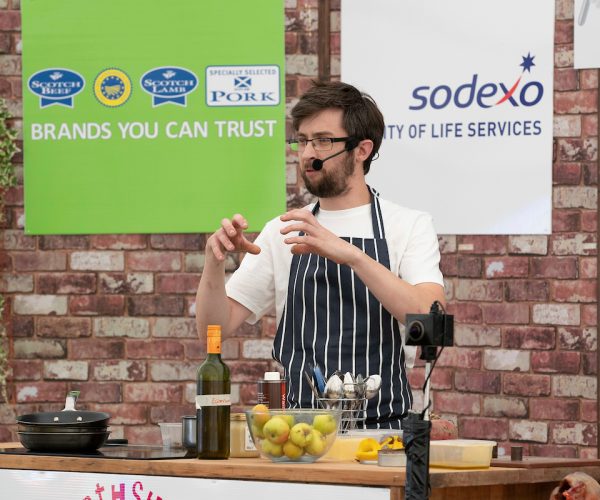 Perthshire on a Plate..04.08.18
Chef Andrew Moss from the North Port in Perth
Picture by Graeme Hart. 
Copyright Perthshire Picture Agency
Tel: 01738 623350  Mobile: 07990 594431