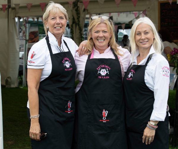 Perthshire on a Plate..04.08.18
Scottish Chef Jak ODonnell pictured awith Maureen Young and Vicki Unite
for further info please contact Maureen Young on 07778 779888
Picture by Graeme Hart. 
Copyright Perthshire Picture Agency
Tel: 01738 623350  Mobile: 07990 594431