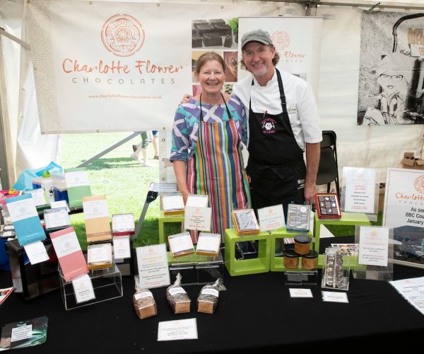Perthshire on a Plate..03.08.18
Chef Paul Rankin with stall holders
for further info please contact Maureen Young on 07778 779888
Picture by Graeme Hart. 
Copyright Perthshire Picture Agency
Tel: 01738 623350  Mobile: 07990 594431