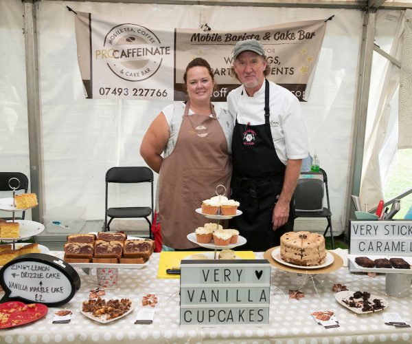 Perthshire on a Plate..03.08.18
Chef Paul Rankin with stall holders
for further info please contact Maureen Young on 07778 779888
Picture by Graeme Hart. 
Copyright Perthshire Picture Agency
Tel: 01738 623350  Mobile: 07990 594431