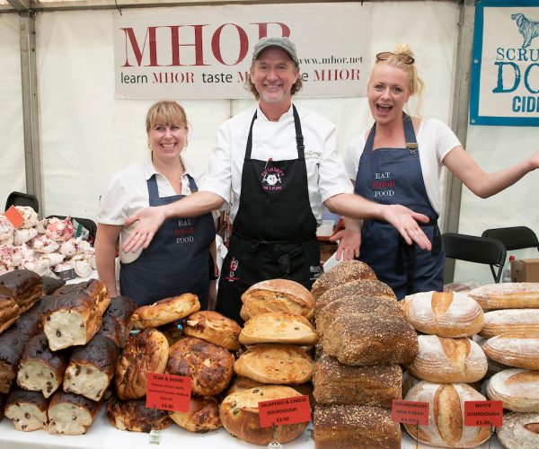 Perthshire on a Plate..03.08.18
Chef Paul Rankin with stall holders
for further info please contact Maureen Young on 07778 779888
Picture by Graeme Hart. 
Copyright Perthshire Picture Agency
Tel: 01738 623350  Mobile: 07990 594431